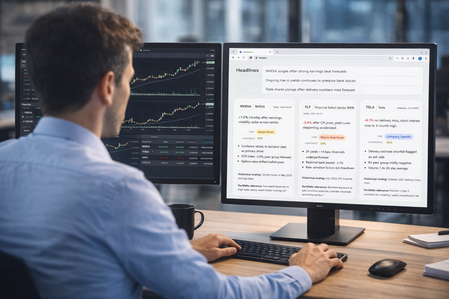 Fintech worker using Klarion Capital